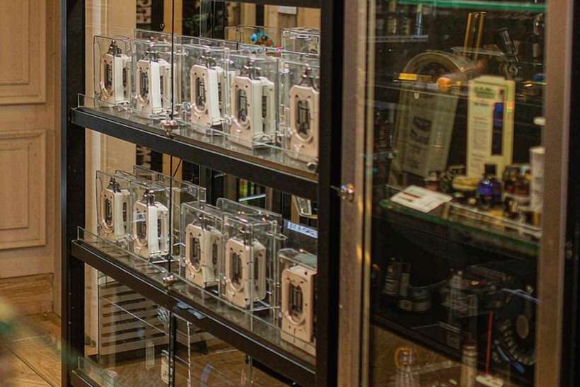 Restocking IQOS coils — container load